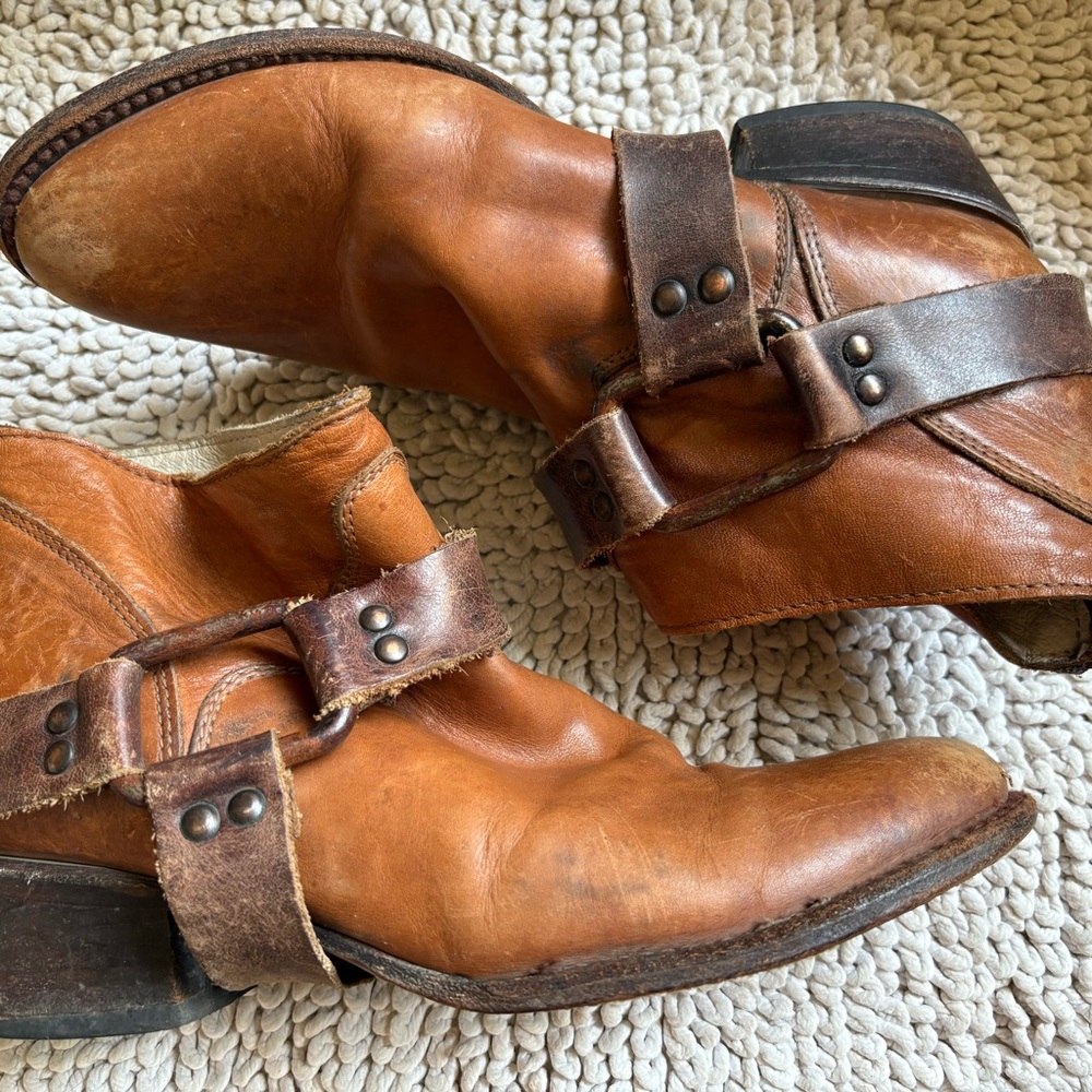 Freebird by Steven Santiago Tan Leather Ankle Boots - Picture 2 of 14
